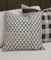 Cara Block Print Pillow Cover